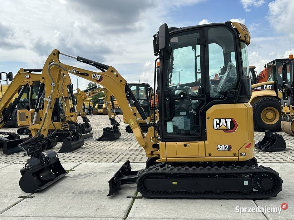 FABRYCZNIE NOWA MINIKOPARKA CATERPILLAR 302 CR Tuliszków