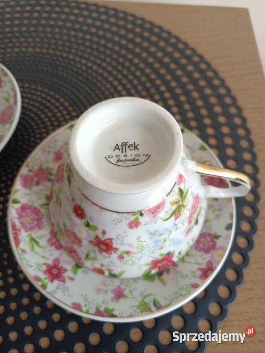 Dwie filiżanki Affek design wielkopolskie Kępno