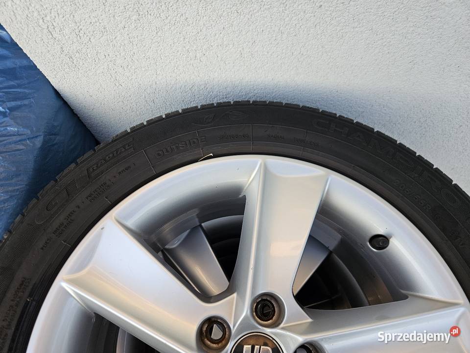Koła opony letnie 20555 R16 5x110 Seat Skoda Rzerzęczyce sprzedam