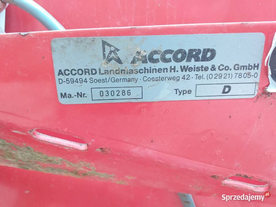 Siewnik Zbożowy Kverneland Accord