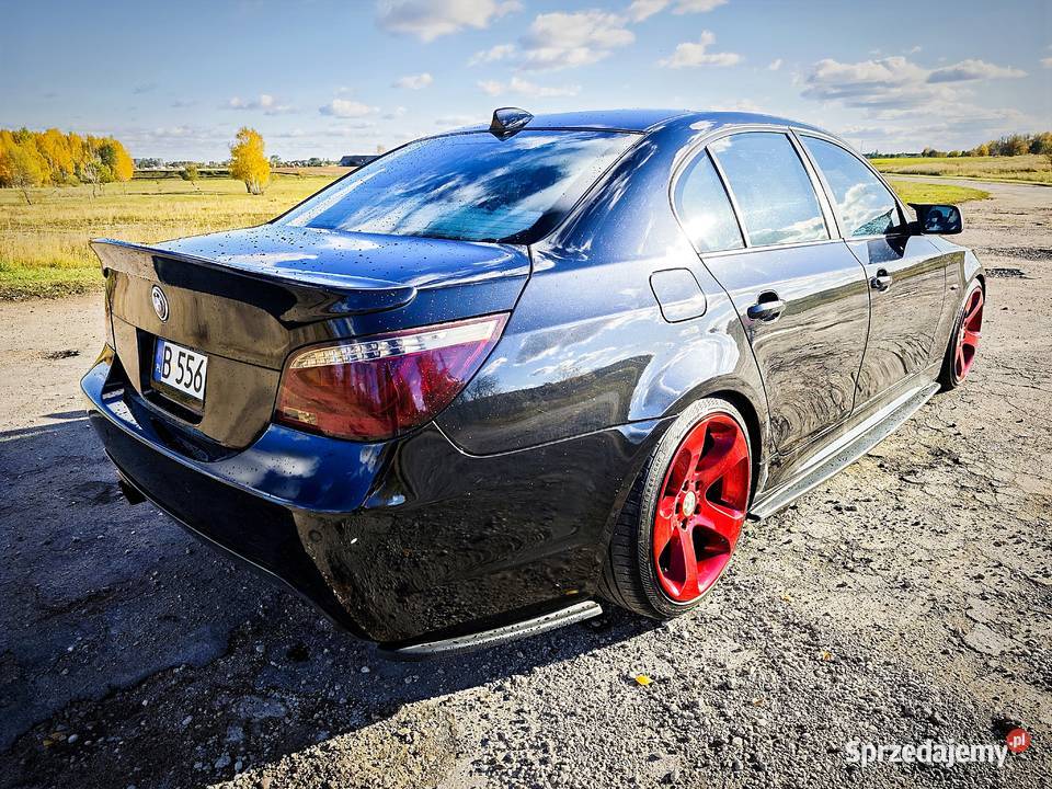 BMW E60 525D 2004r czarny anglik groźny i nie do podlaskie Suwałki sprzedam