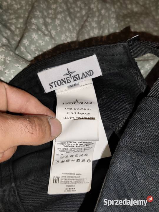 Stone Island Czapka z Daszkiem Oryginalna Żary sprzedam