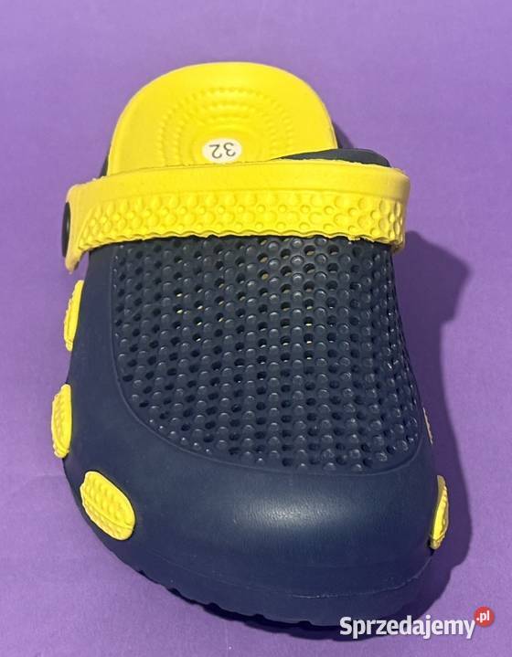 Granatowe dziecięce chodaki rozmiar 32 21cm Żyrardów