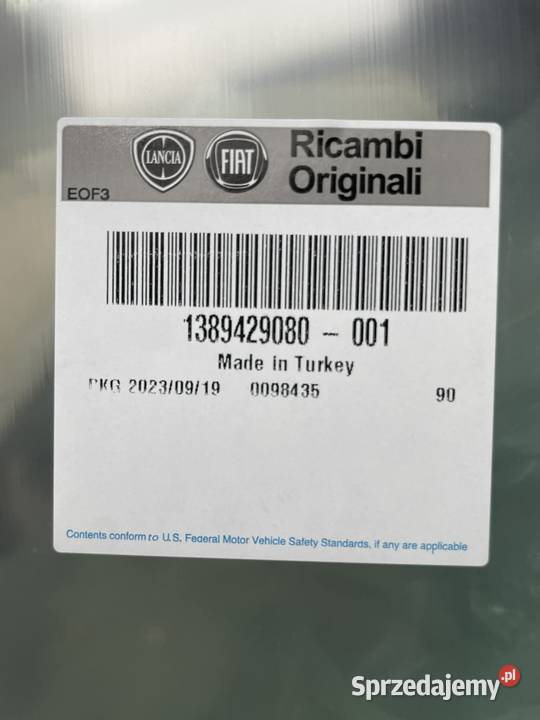 1389429080 Szyba Przednia Czołowa Fiat FIORINO Rok produkcji 2003 śląskie Kozy