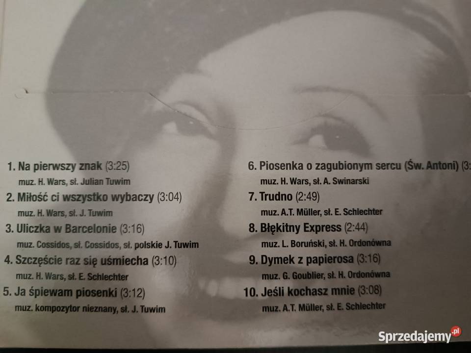 Hanka Ordonówna CD piosenki Płyta działa Brak Płyty i kasety kujawsko-pomorskie Bydgoszcz