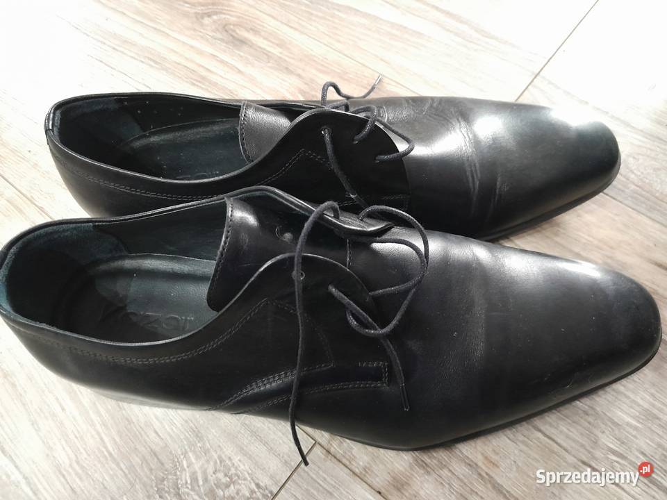 Buty półbuty Kazar męskie skóra czarne 41 Wieliczka