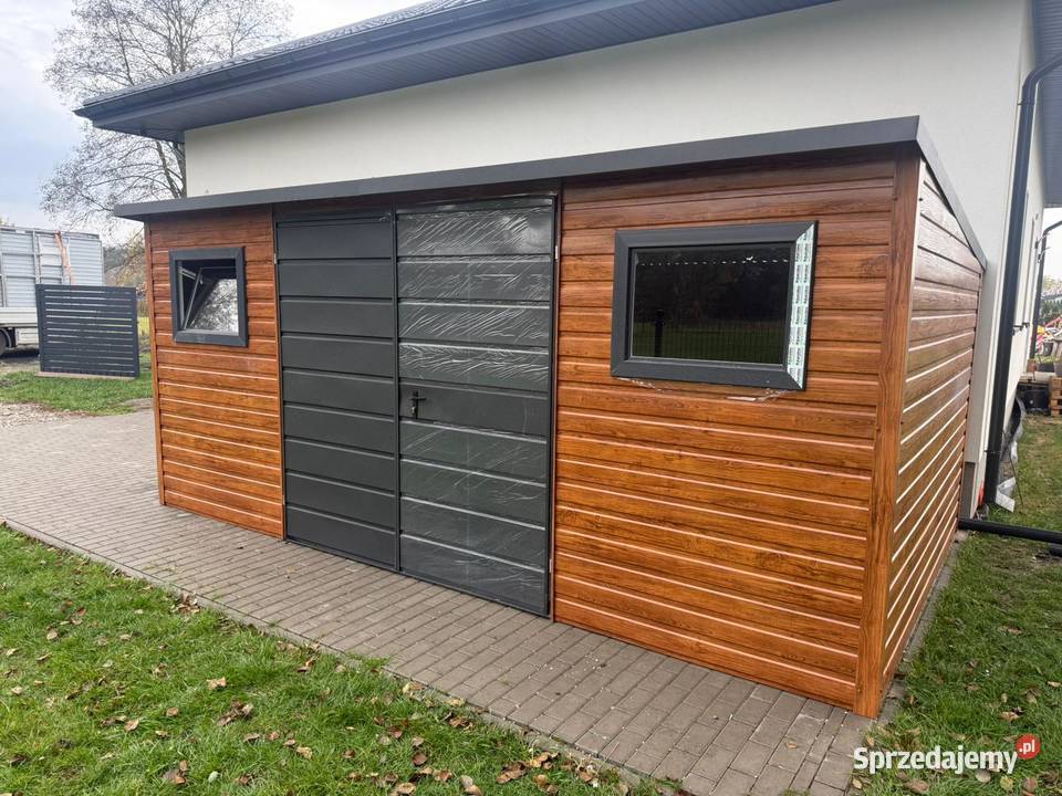 Domek Schowek Ogrodowy 54 złoty dąb ciemny Sprzedaż Łódź sprzedam