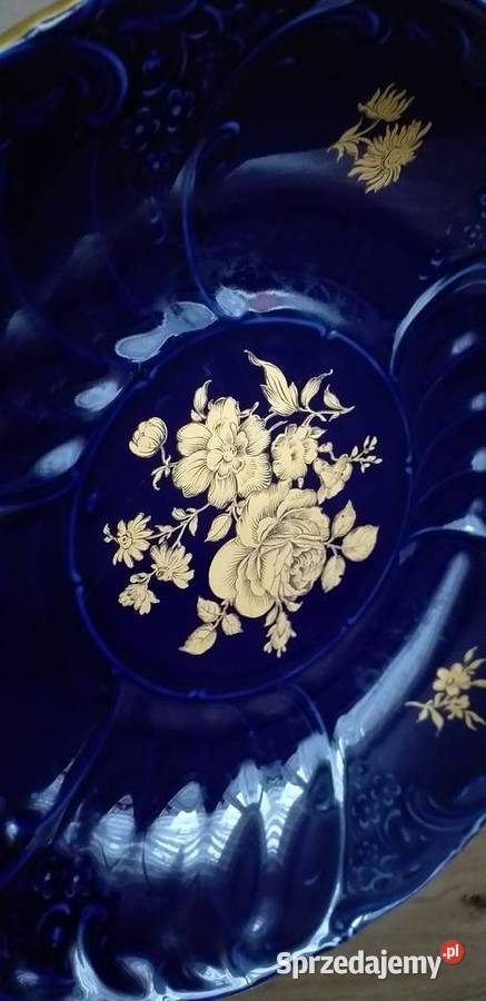 Patera Bavaria kobaltową porcelana prl Przedbórz