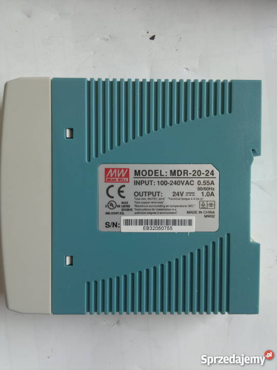 Zasilacz impulsowy MDR2024 24W 24VDC 1A Dąbrowa Górnicza sprzedam