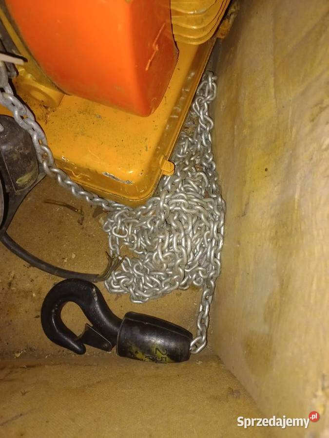 Wciągarka elektrowciąg suwnica łańcuchowa wielkopolskie Przykona sprzedam