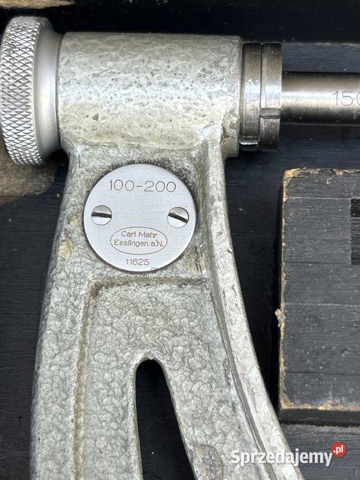 Mikrometr zewnętrzny Carl Mahr 100200 mm wielkopolskie Tuliszków sprzedam