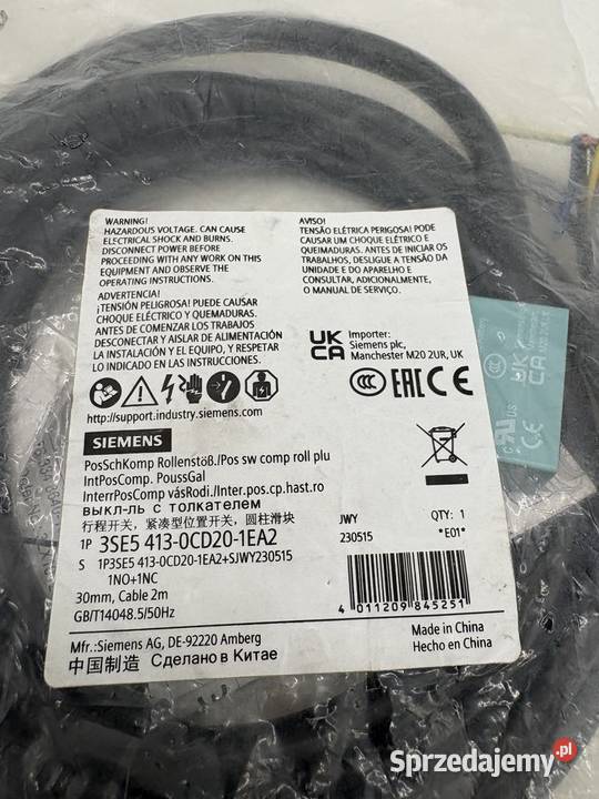 Siemens 3SE5 4130CD201EA2 Limit switch