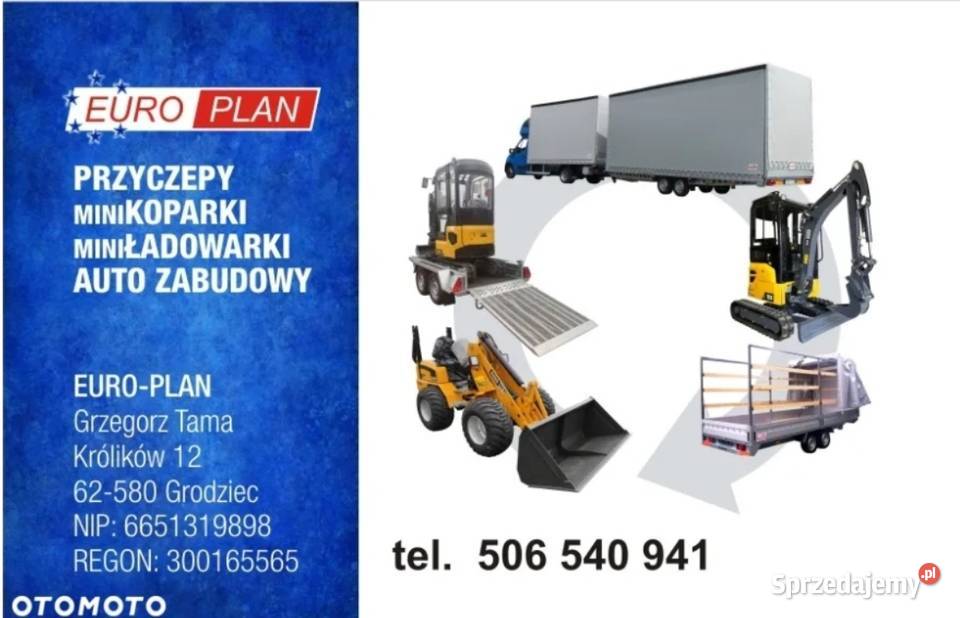 Przyczepa Kiper z pilotem Brenderup DMC 2500 Królików