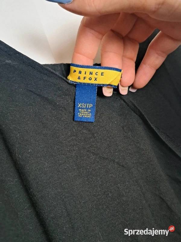 Stylowy czarny kombinezon marki Prince Fox w pomorskie Trąbki Wielkie sprzedam