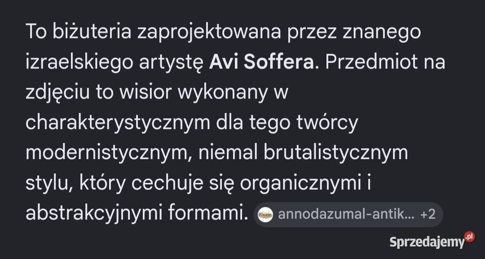 Naszyjnik kolekcjonerskie Augustów sprzedam