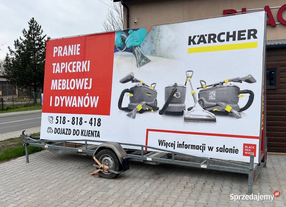 Mobilna reklama Przyczepa reklamowa Baner śląskie Czerwionka-Leszczyny