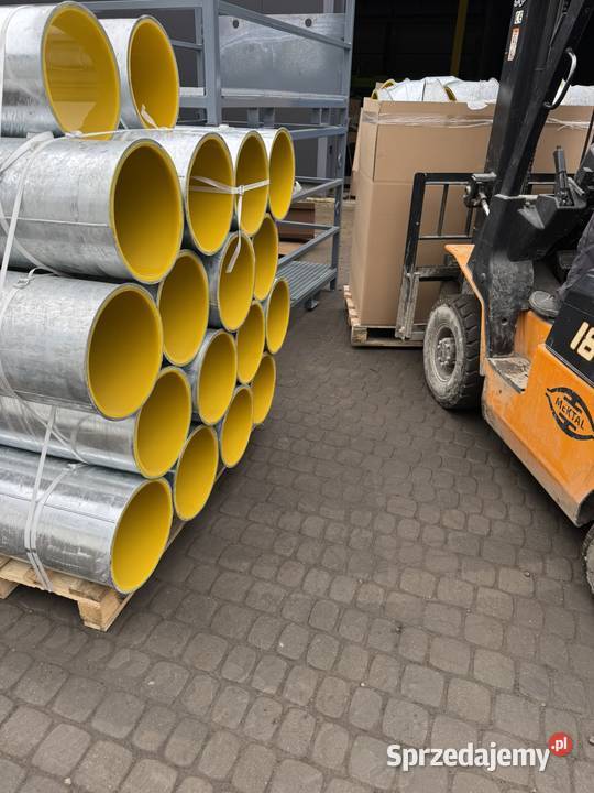 Rury spustowe do zboża wyłożone 150 200 250 300