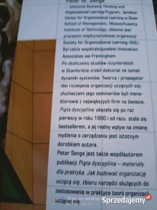 Piąta dyscyplina teoria i praktyka organizacji sprzedam