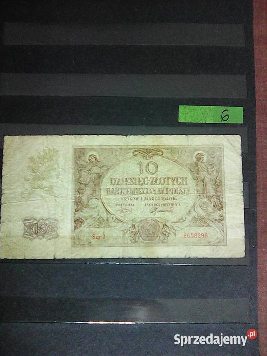Sprzedam 10 banknotów POLSKICH z lat 19191982 r sprzedam