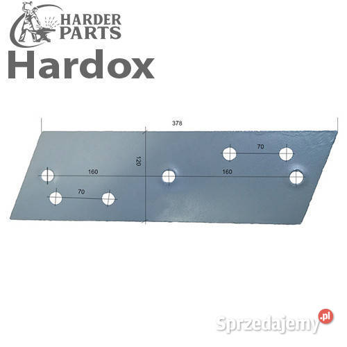 Płoza HARDOX 3 części do pługa STALTECH Suwałki