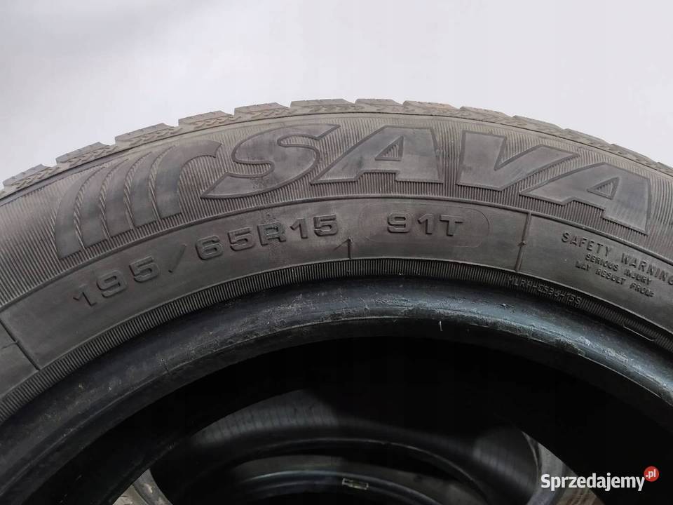 4X OPONA ZIMOWA SAVA ESKIMO S3 19565R15 91T 2809 zima sprzedam