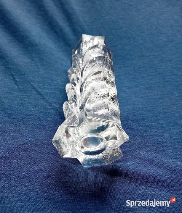 Świecznik Capella Orrefors Szwecja Autor Koźminek