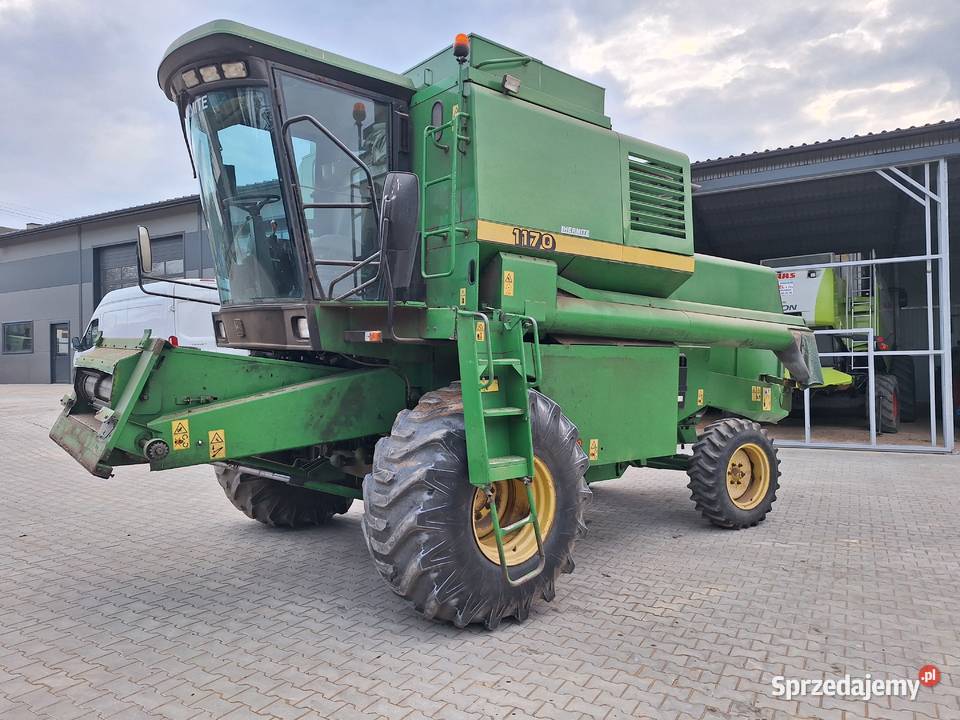 Kombajn zbożowy John deere 1170 Stan bez Zbożowe podlaskie