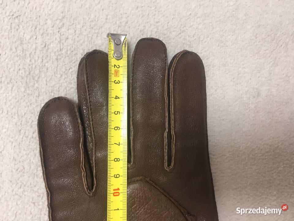 PRL rękawiczki męskie skórzane brązowe nowe Kołobrzeg sprzedam