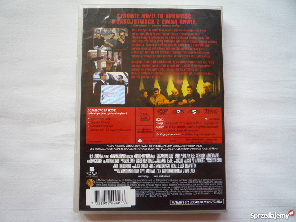 Film DVD Synowie Mafii Pepper Diesel Hopper Szczecin sprzedam