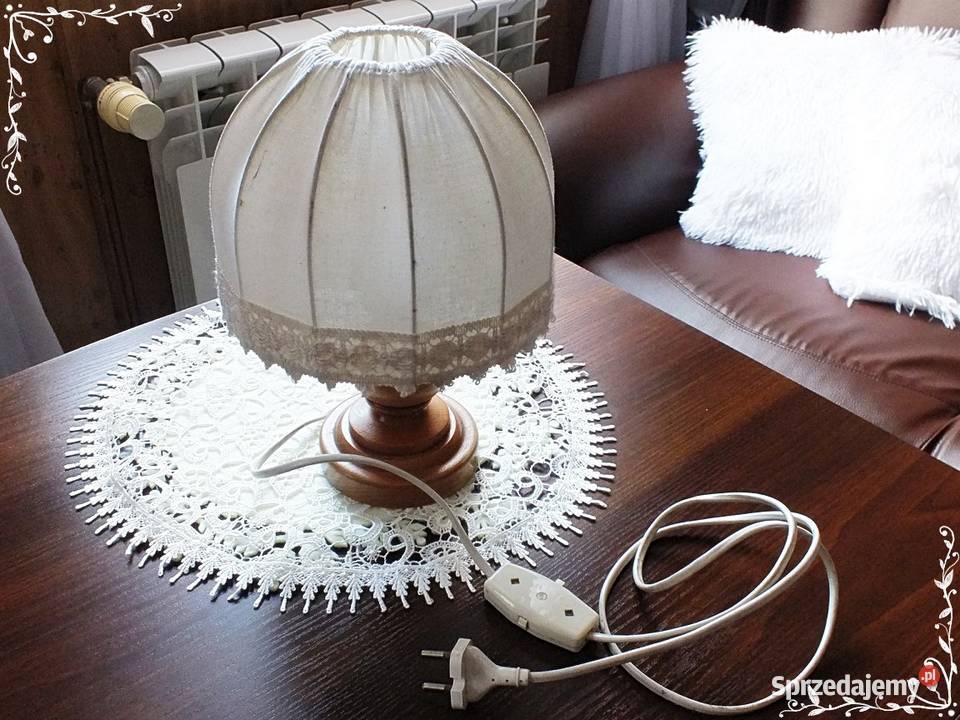 Stara lampka nocna z lat 50tych Veb Narva Lampe lubuskie Żary