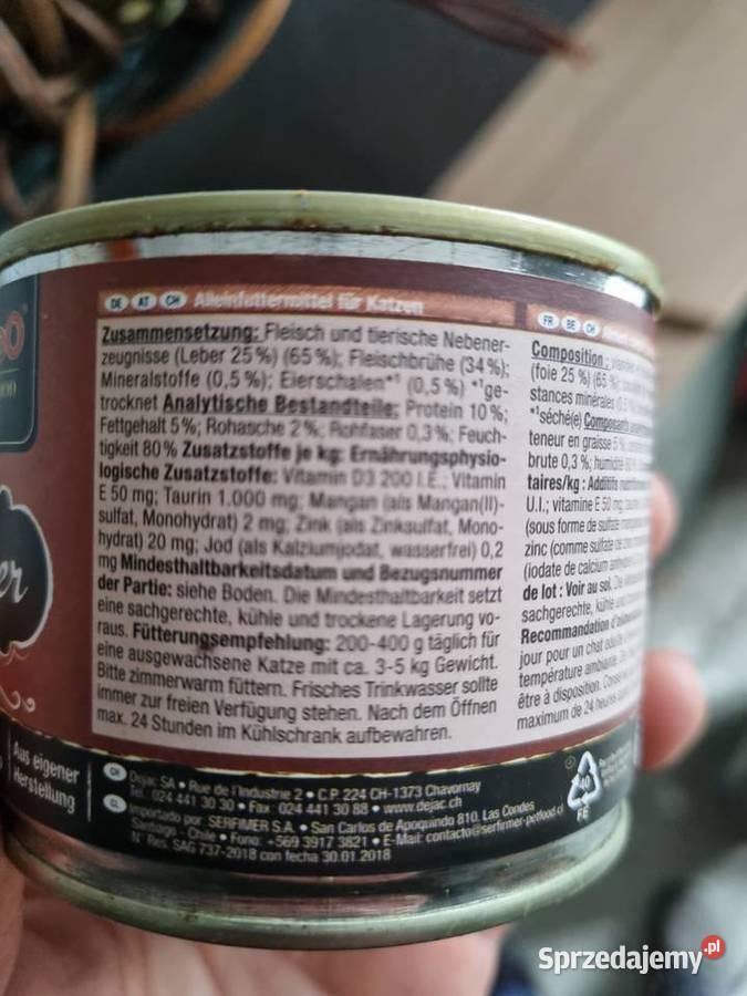 Karma mokra puszka 200g wątróbka sprzedam