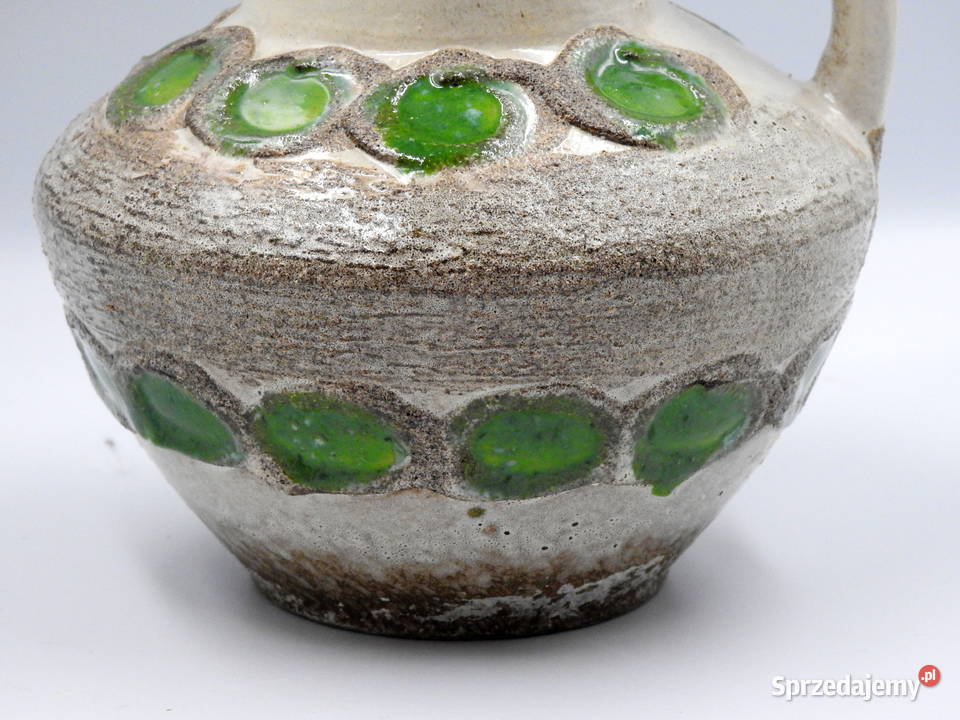 Kolekcjonerski wazon niemiecki lava sygnowany Inowrocław