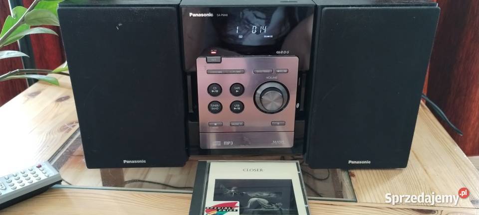 Wieża Panasonic PM44 CD radio magnetofon sprawna