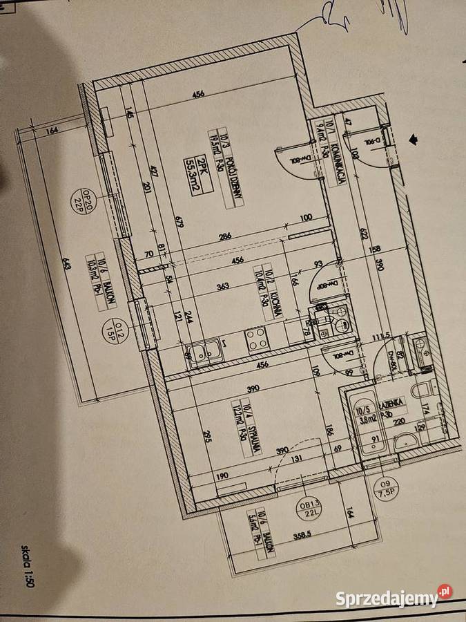 Mieszkanie 54m2 garaż klimatyzacja 2 balkony