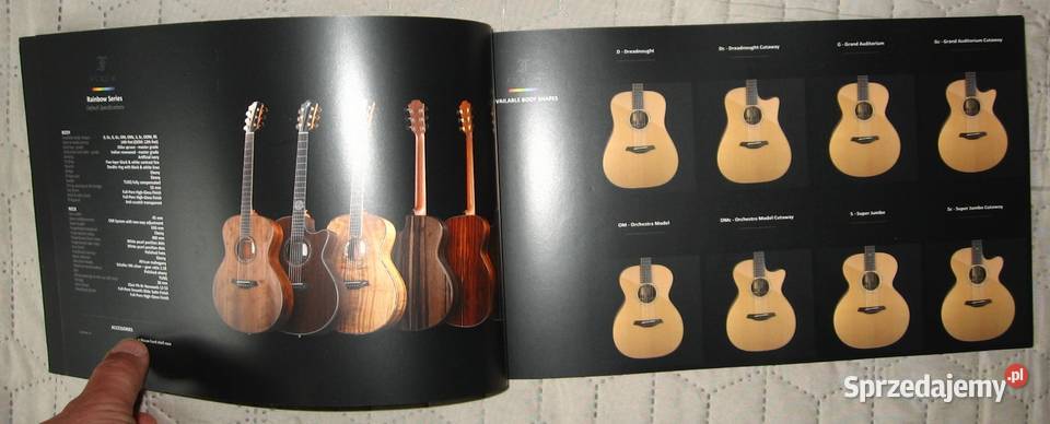 FURCH Rainbow Series guitar catalog katalog Kępice sprzedam