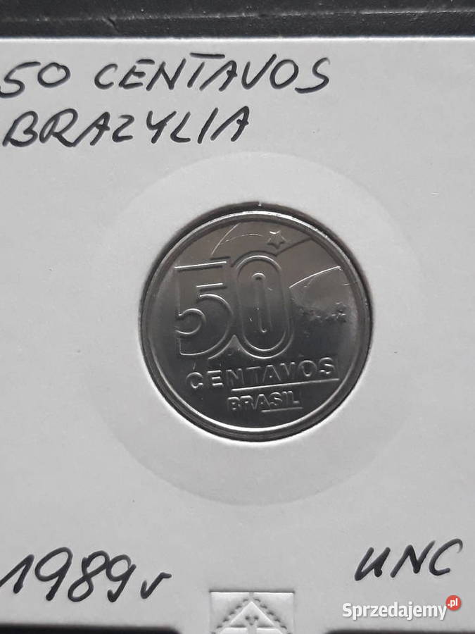 50 Centavos Brazylia 1989 rmennicze Konin