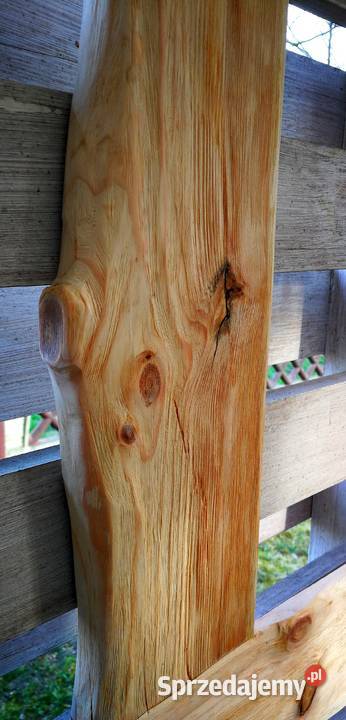 Lustro drewniane wieszak vintage rustykalny loft biały Lustra Radków