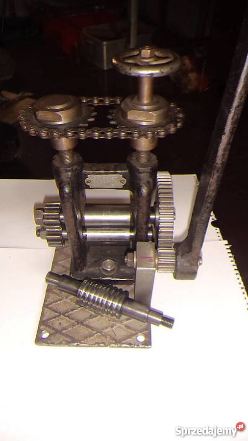 Walcarka jubilerska ręczna z wałkiem wymiennym Wrocław sprzedam