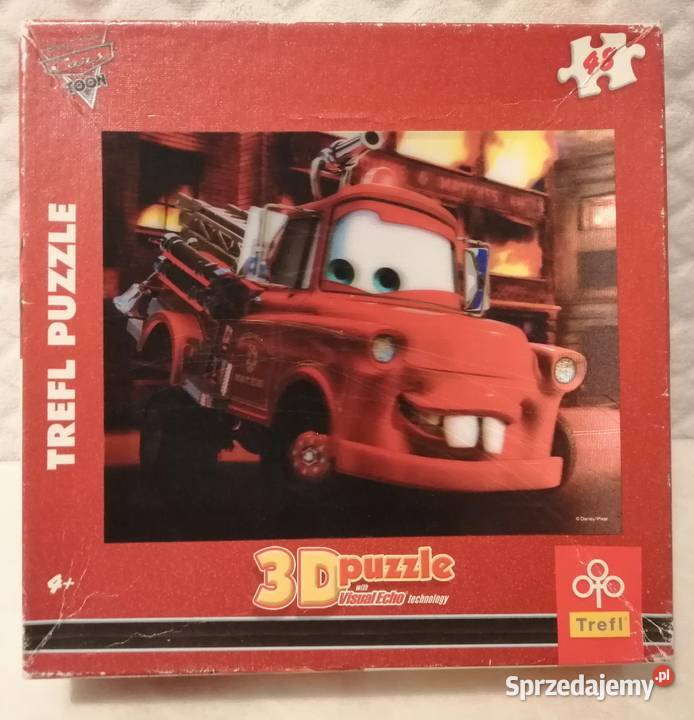 Złomek strażak Pali się Cars 35723 Trefl Puzzle śląskie Czeladź