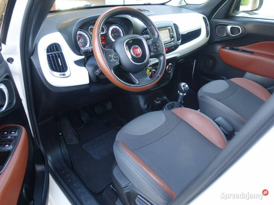 Fiat 500L 14i Navi Półskóra Klimatronik Alu czujnik parkowania Częstochowa