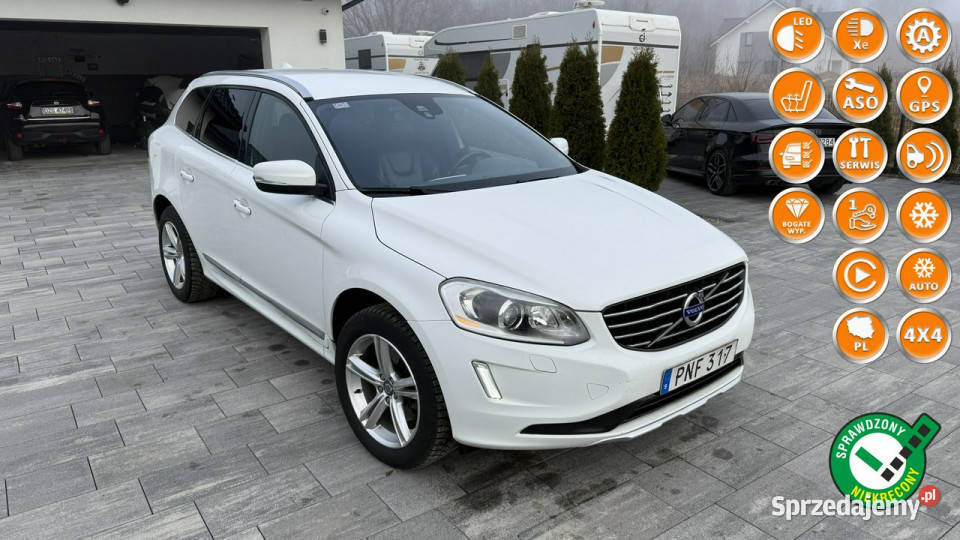 Volvo XC 60 20d4 automat 4x4 AWD summum skóry światła do jazdy dziennej Gdańsk