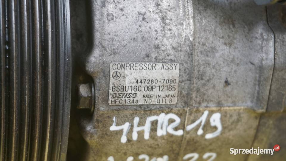 MERCEDES W204 22 CDI 13r 651911 4HTR19 sprezarka Kompresory klimatyzacji Suków
