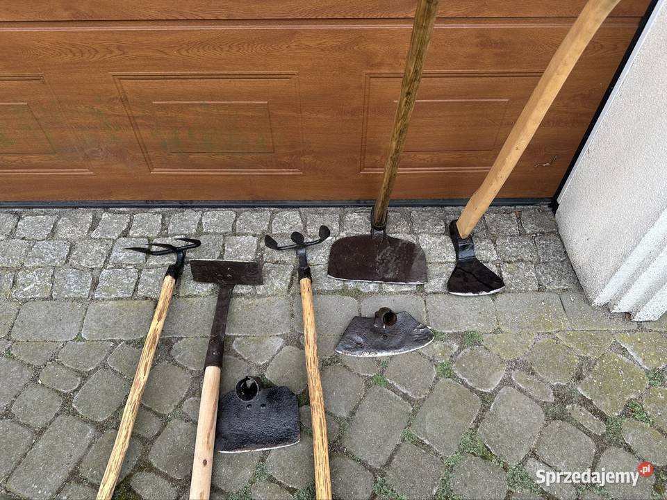 Kowalskie stare motyki Motyki, łopatki i grabki Siedlce