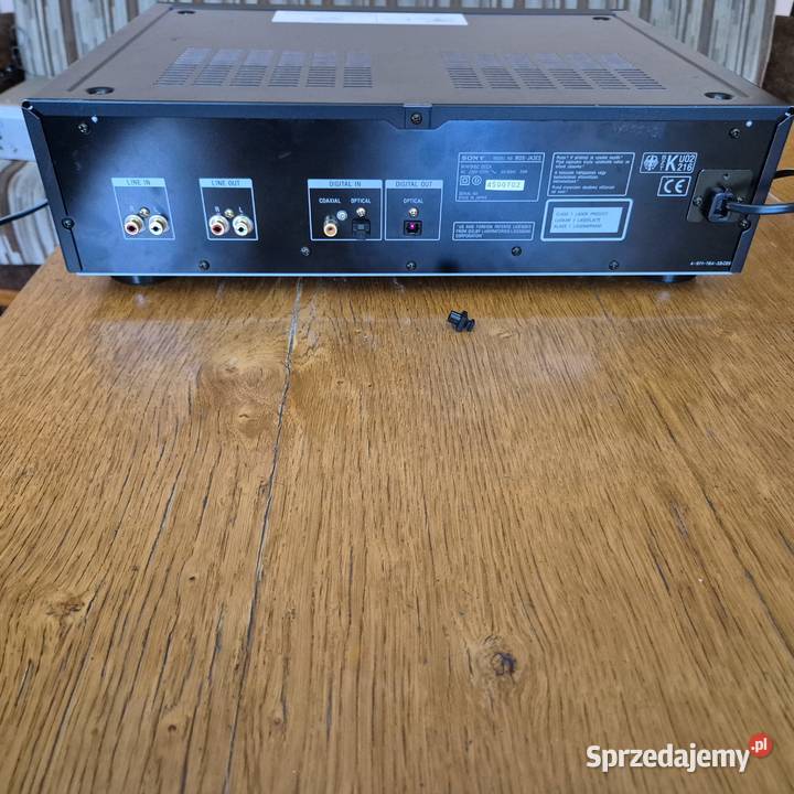 Czarny srebrny Sony minidisc MDSJA3 ES mini disc Mikstat sprzedam