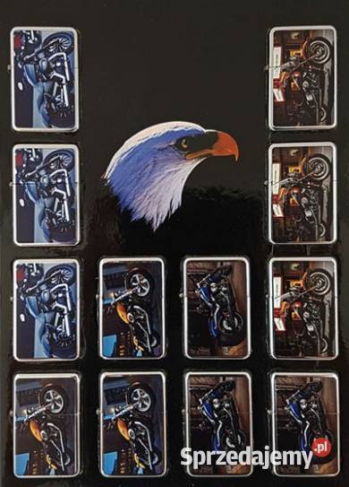 Zapalniczka Benzynowa z Nadrukiem Motoru