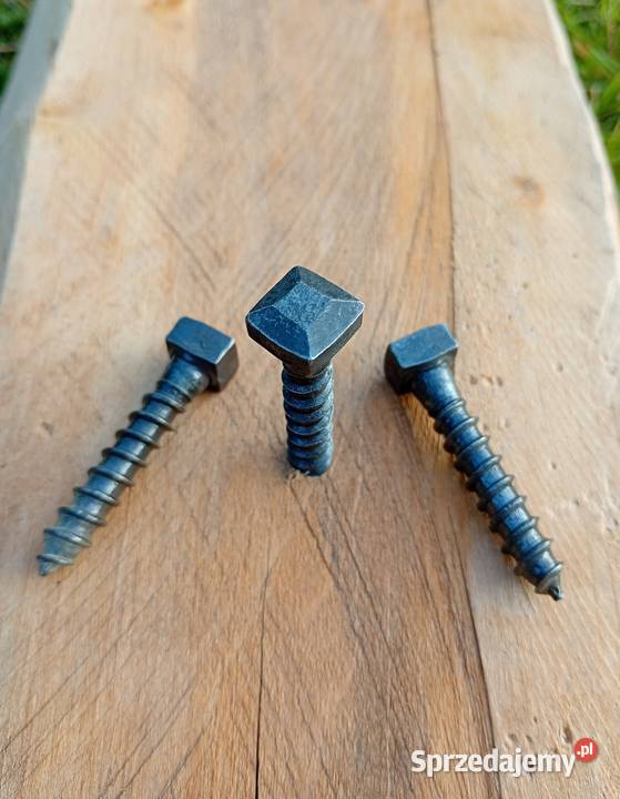 Wkręty kute rustykalne stare postarzane Tuszyma