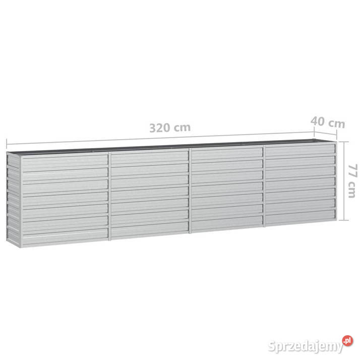 Donica do podwyższonej rabaty 320x40x77 stal Warszawa sprzedam