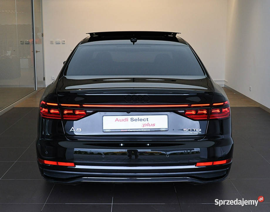 Audi A8 50TDI V6 Quattro BO MatrixHD Oled elektrochrom. lusterko wst. Kielce