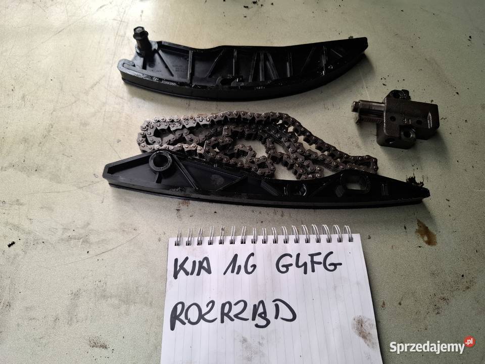 KIA HYUNDAI 16 16V G4FG rozrząd łańcuch ślizgi Motoryzacja Kielce sprzedam