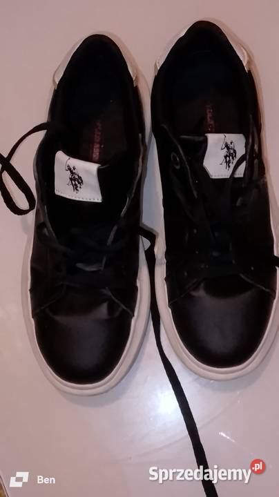 Sneakersy US Polo Assn Czarne Klasyki Rozmiar 39